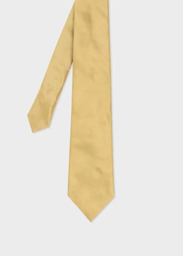 Paul Smith Tailoring Silk Tie Mustard 8211 Mens
