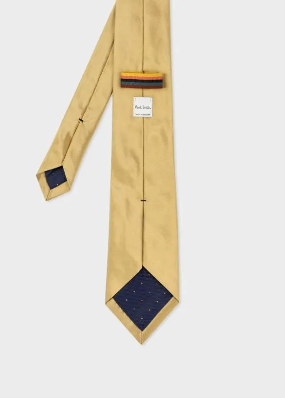 Paul Smith Tailoring Silk Tie Mustard 8211 Mens
