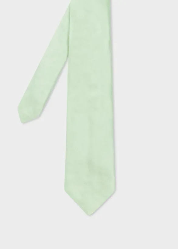 Paul Smith Ties Silk Tie Green 8211 Mens
