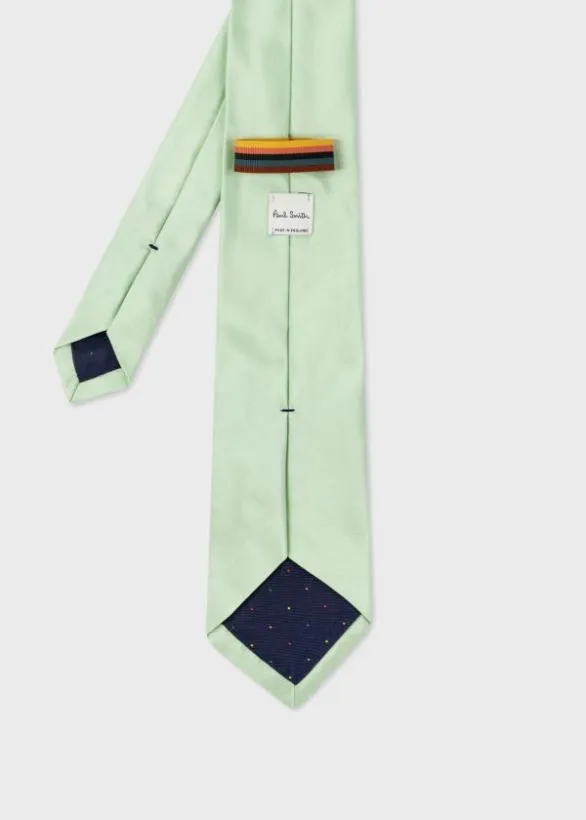 Paul Smith Ties Silk Tie Green 8211 Mens