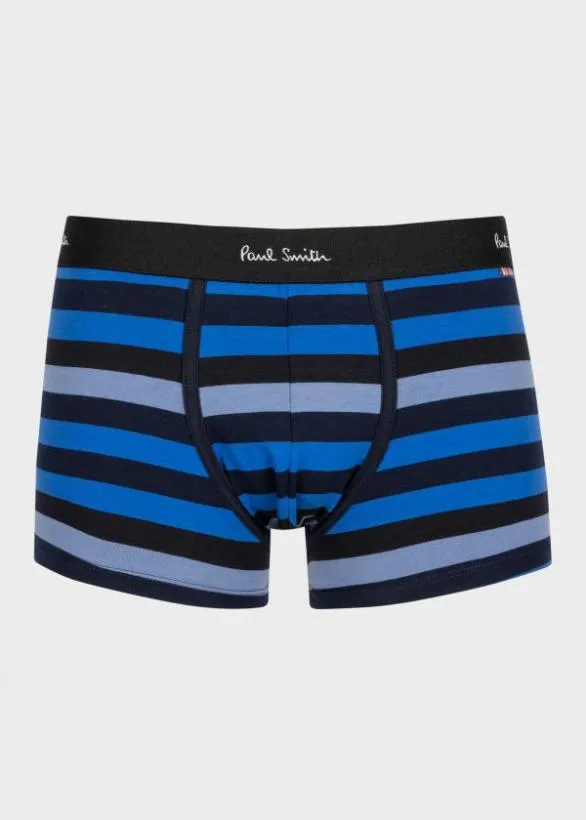 Paul Smith Underwear 039Block Stripe039 LowRise Boxer Briefs Blue 8211 Mens