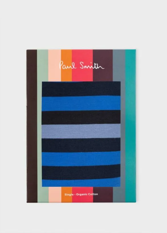 Paul Smith Underwear 039Block Stripe039 LowRise Boxer Briefs Blue 8211 Mens