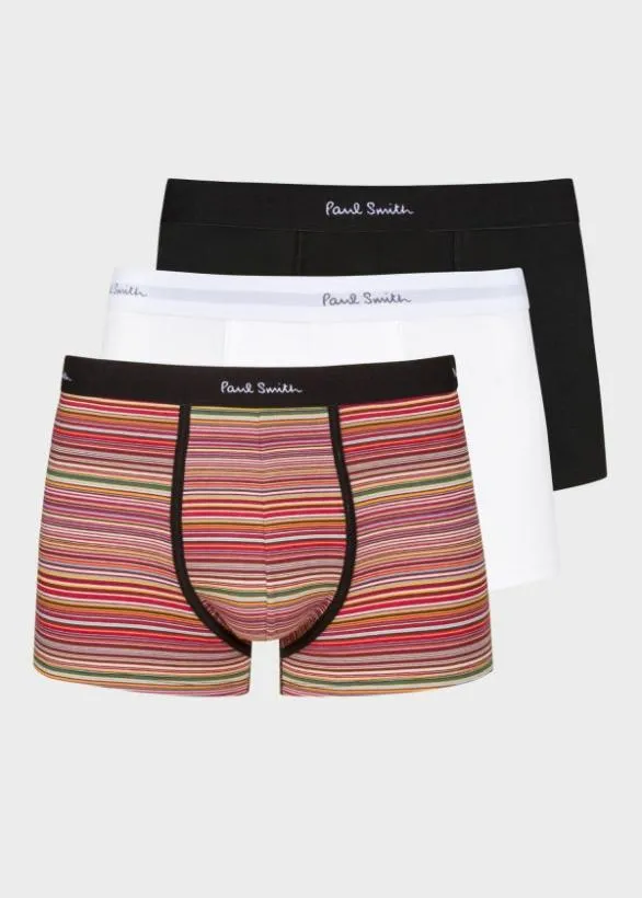 Paul Smith Underwear 039Signature Stripe039 And Plain Boxer Briefs Three Pack Red 8211 Mens Paul Smith Underwear 039Signature Stripe039 And Plain Boxer Briefs Three Pack Red 8211 Mens