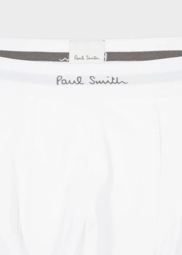 Paul Smith Underwear 039Signature Stripe039 And Plain Boxer Briefs Three Pack Red 8211 Mens