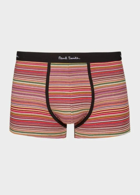 Paul Smith Underwear 039Signature Stripe039 And Plain Boxer Briefs Three Pack Red 8211 Mens