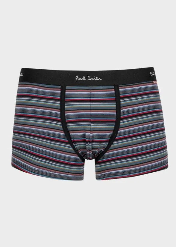 Paul Smith Underwear MultiStripe LowRise Boxer Briefs Black 8211 Mens