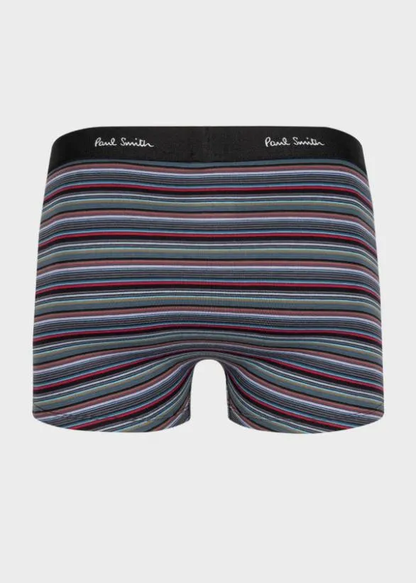 Paul Smith Underwear MultiStripe LowRise Boxer Briefs Black 8211 Mens