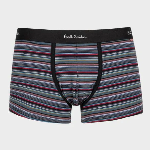 Paul Smith Underwear MultiStripe LowRise Boxer Briefs Black 8211 Mens