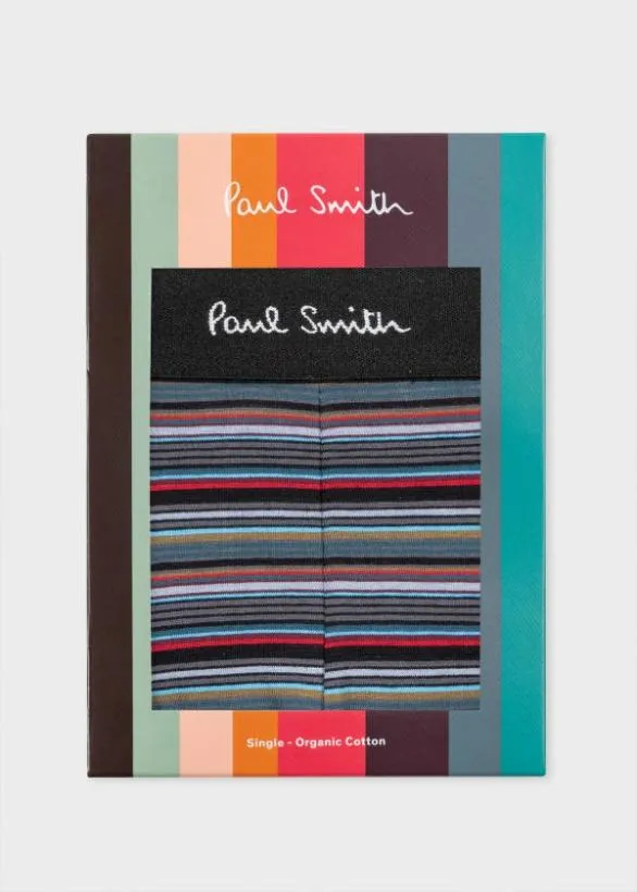 Paul Smith Underwear MultiStripe LowRise Boxer Briefs Black 8211 Mens