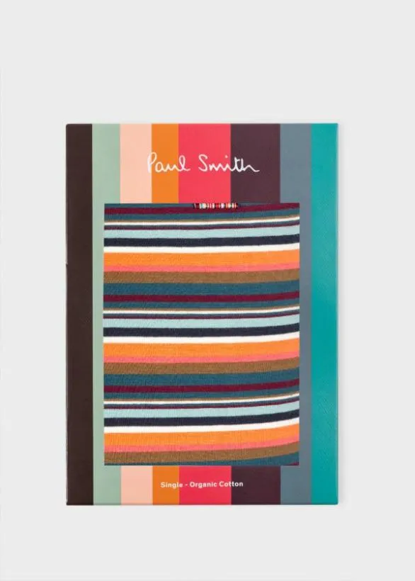 Paul Smith Underwear MultiStripe LowRise Boxer Briefs Teal 8211 Mens