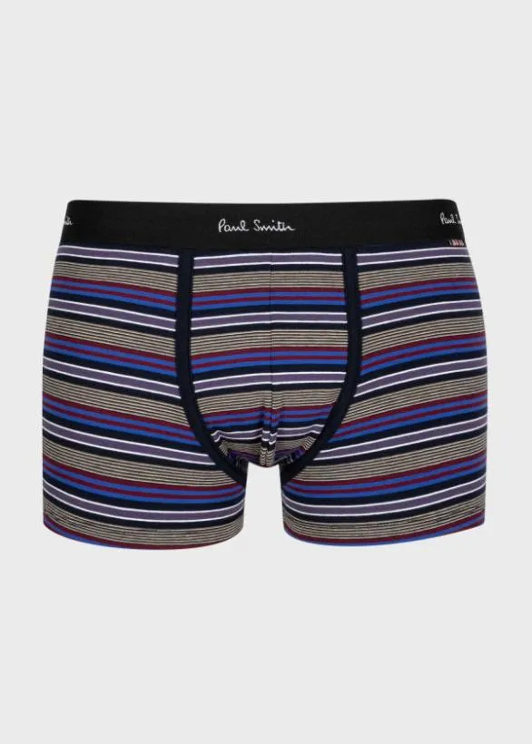 Paul Smith Underwear Stripe LowRise Boxer Briefs Blue 8211 Mens