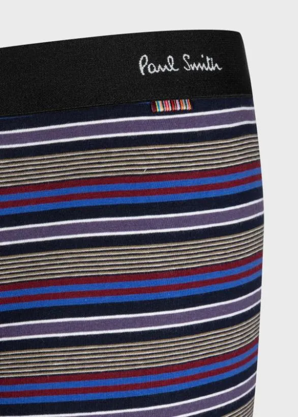 Paul Smith Underwear Stripe LowRise Boxer Briefs Blue 8211 Mens