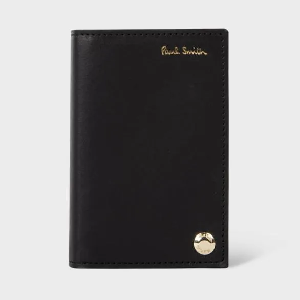 Paul Smith Wallets 039Signature Stripe039 Interior Pivot Card Holder Black 8211 Mens