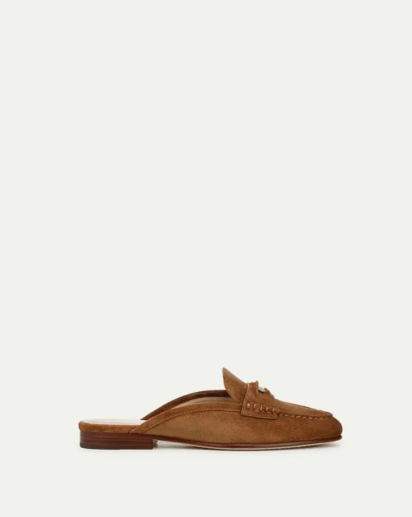 Penny Suede Mule Hazelwood Women Veronica Beard Shoes