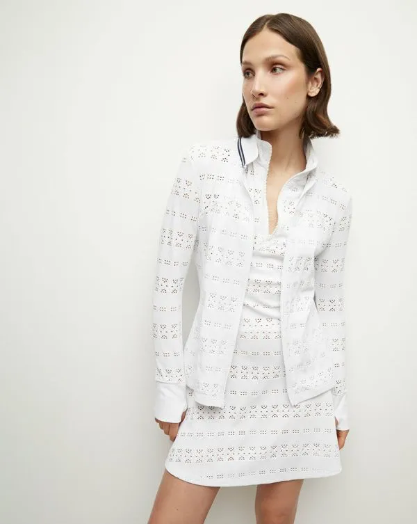 Performance Lace Jacket Whiteandnavy Women Veronica Beard Jackets and Outerwear Performance Lace Jacket Whiteandnavy Women Veronica Beard Jackets and Outerwear