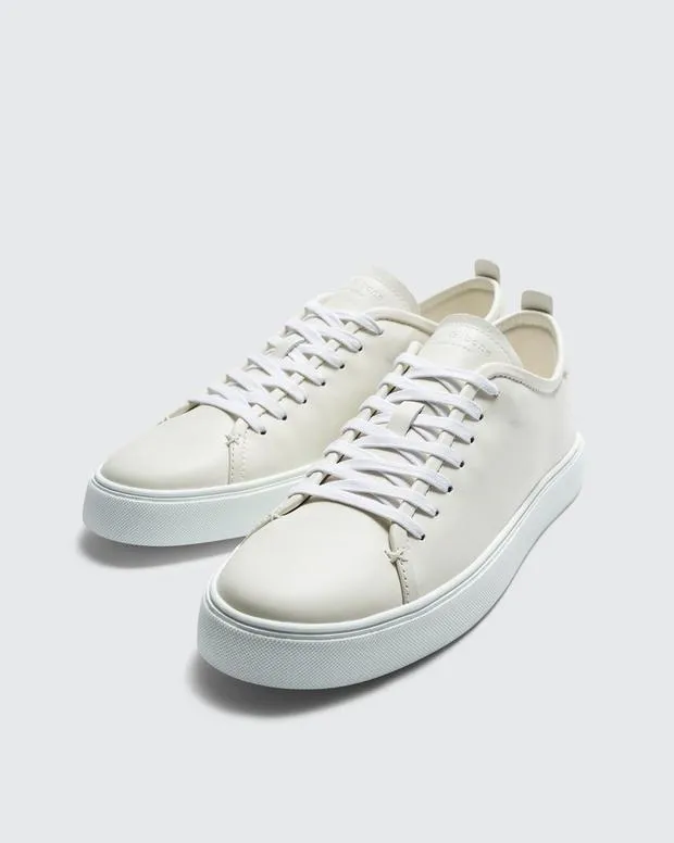 Perry Leather Sneaker BlackBone WhiteOff Wht Men Sweatshirts rag and bone