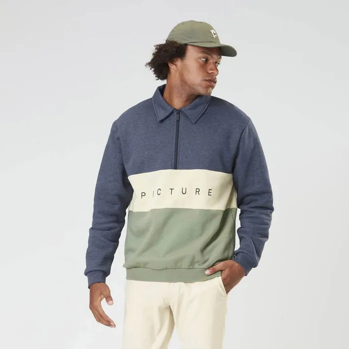 Picture Organic Clothing Carawa Zip Sweater Men Sweats and Hoodies