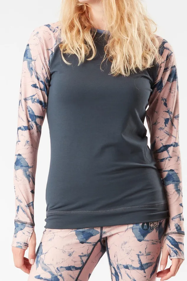 Picture Organic Clothing Milita Printed Top Women Firstlayer Picture Organic Clothing Milita Printed Top Women Firstlayer