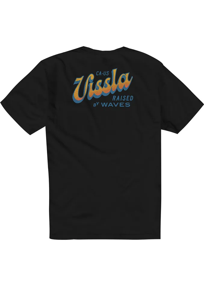 Premium Tees Men Sunset Shadow Premium Pkt Tee Black Vissla