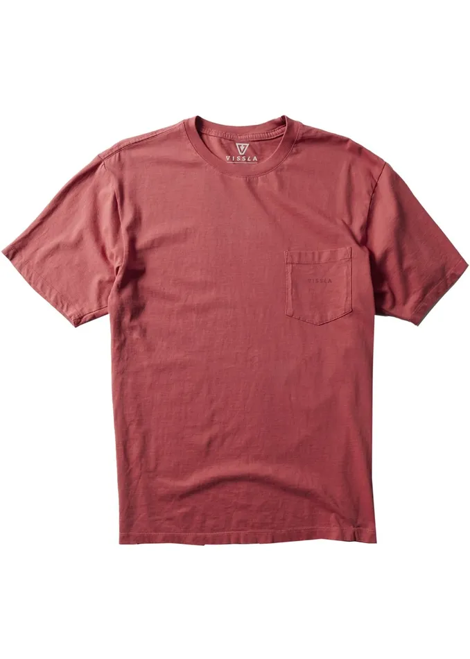 Premium Tees Men Vissla Vintage Vissla Premium Pkt Tee Brick