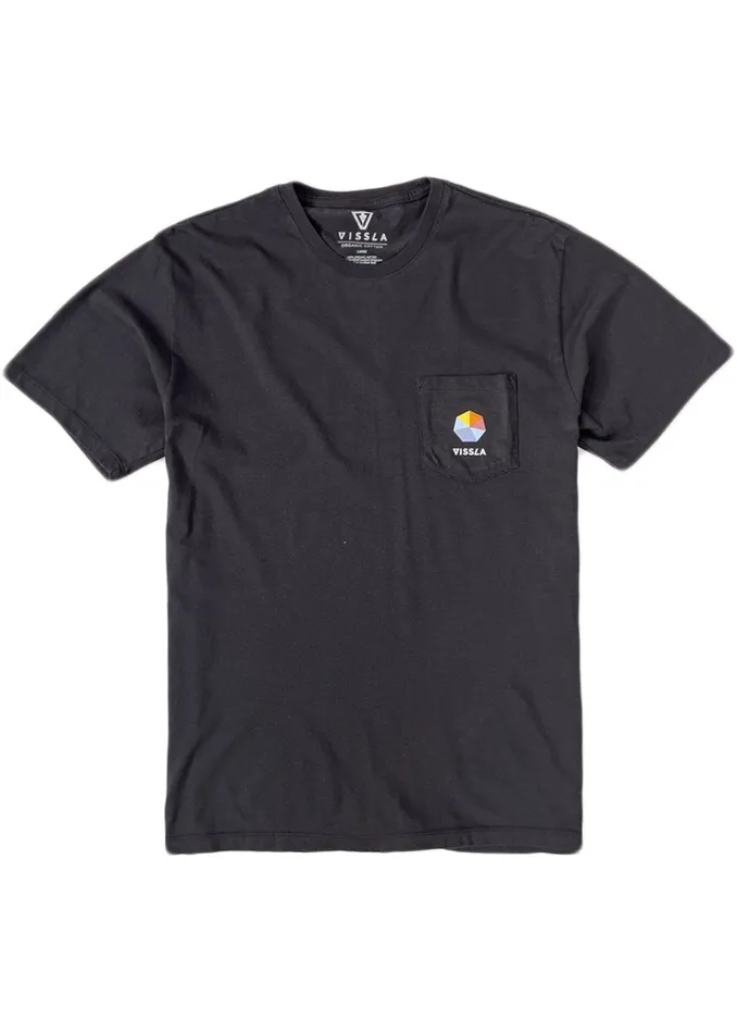 Premium Tees Spectrum Premium Pkt Tee Black 8211 Vissla Men