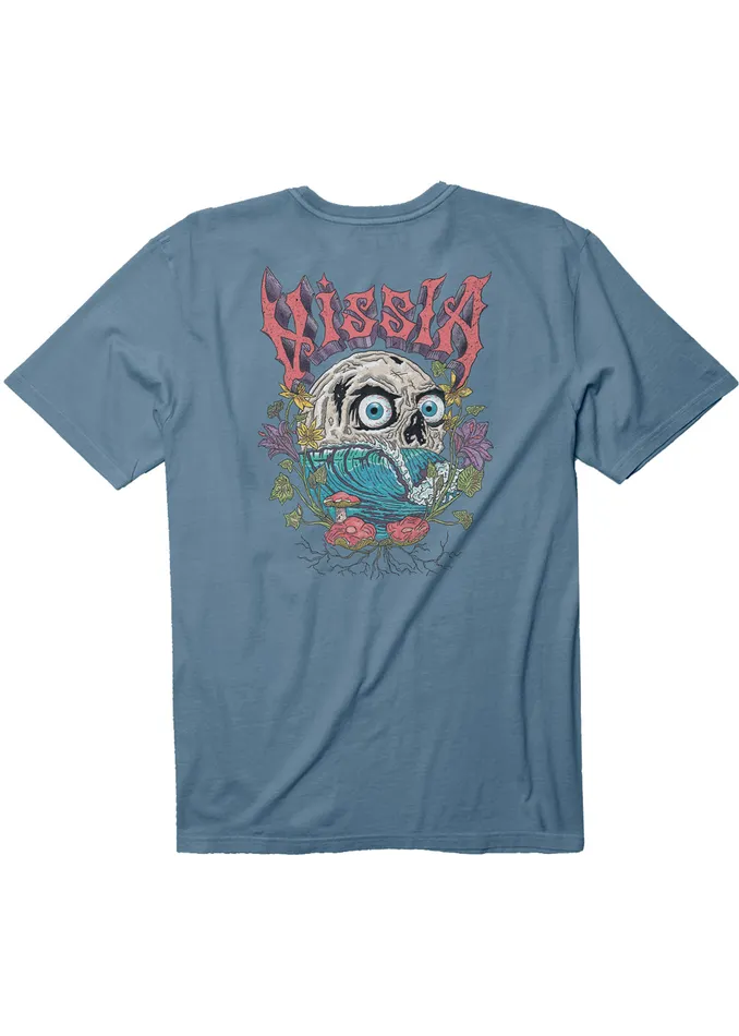 Premium Tees Swelligans Ss Pkt Tee Faded Denim 8211 Vissla Men