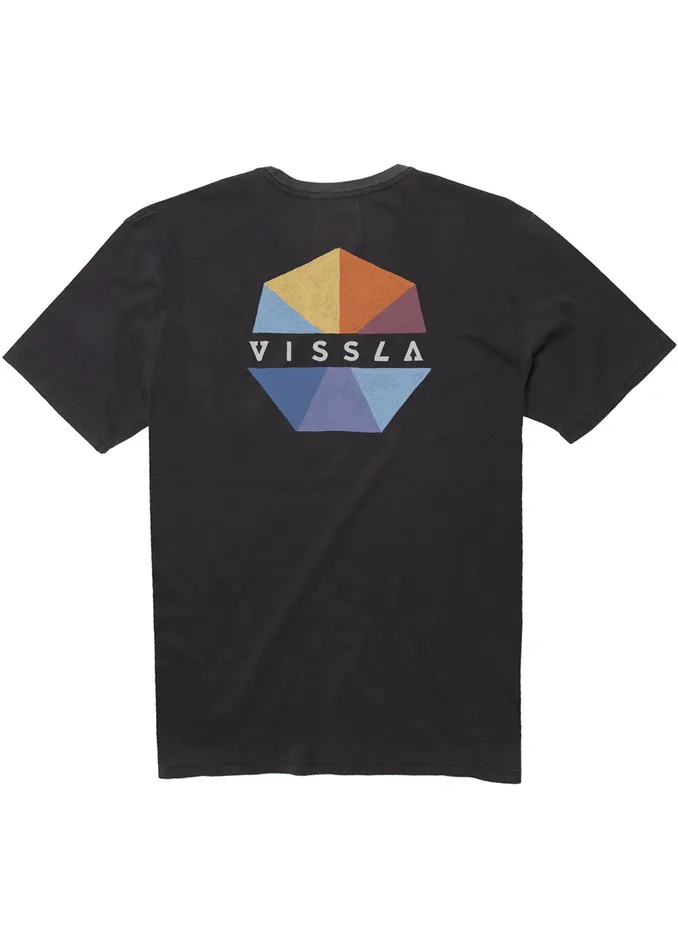 Premium Tees Vissla Men Spectrum Ii Ss Pkt Tee Phantom