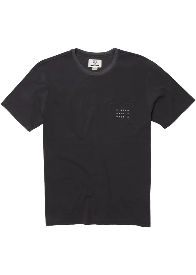 Premium Tees Vissla Men Spectrum Ii Ss Pkt Tee Phantom Premium Tees Vissla Men Spectrum Ii Ss Pkt Tee Phantom