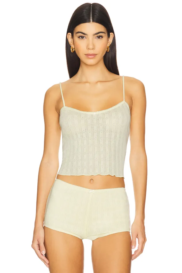 Presley Top Butter Yellow Women Lovers and Friends Tops
