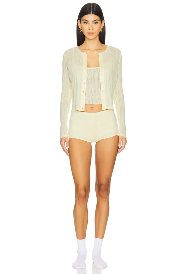 Presley Top Butter Yellow Women Lovers and Friends Tops