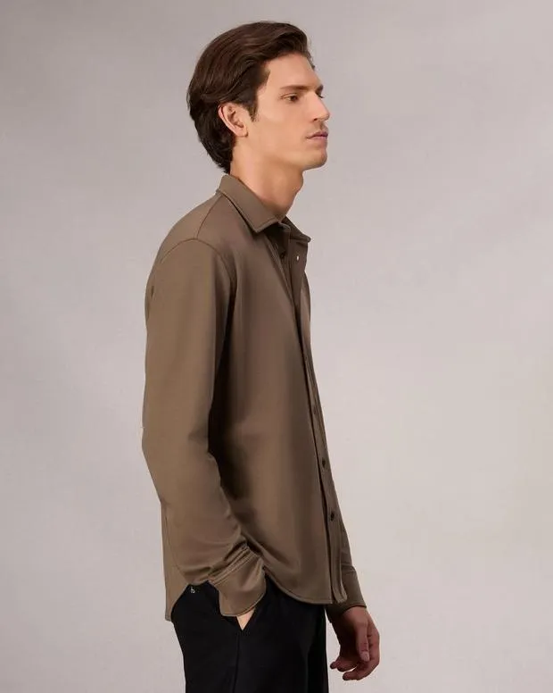 rag and bone Tomlin Pima Cotton Shirt ArmyBlackSea GreyWhite Men Shirts