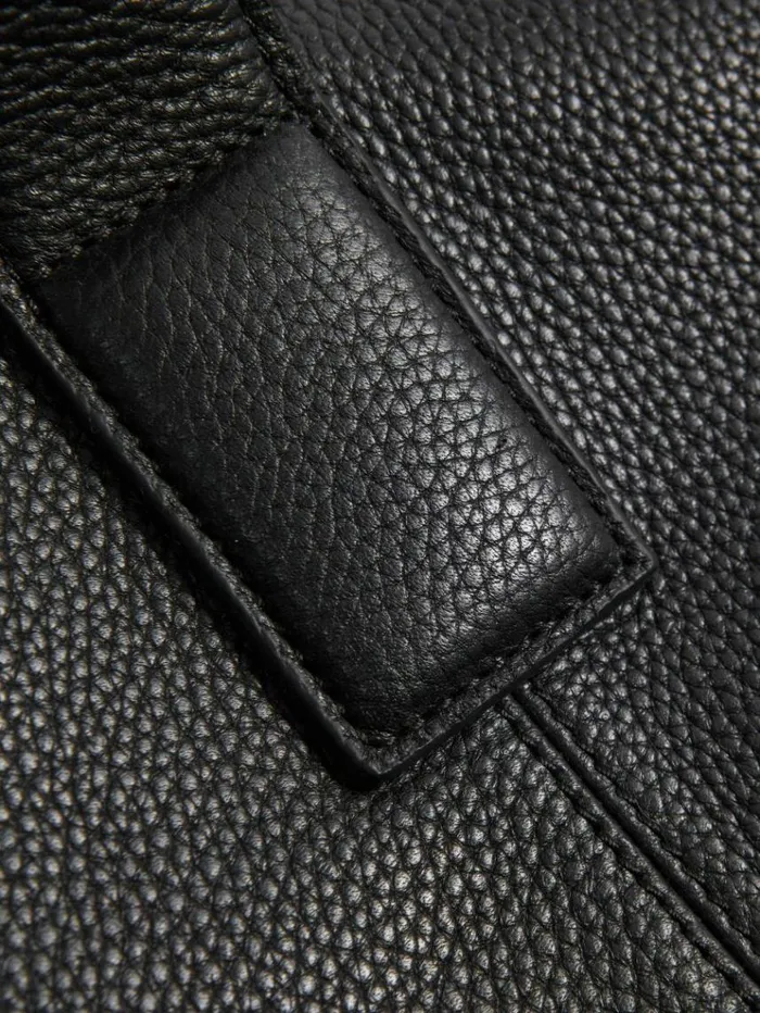 REISS Bags Men Leather Travel Bag Black