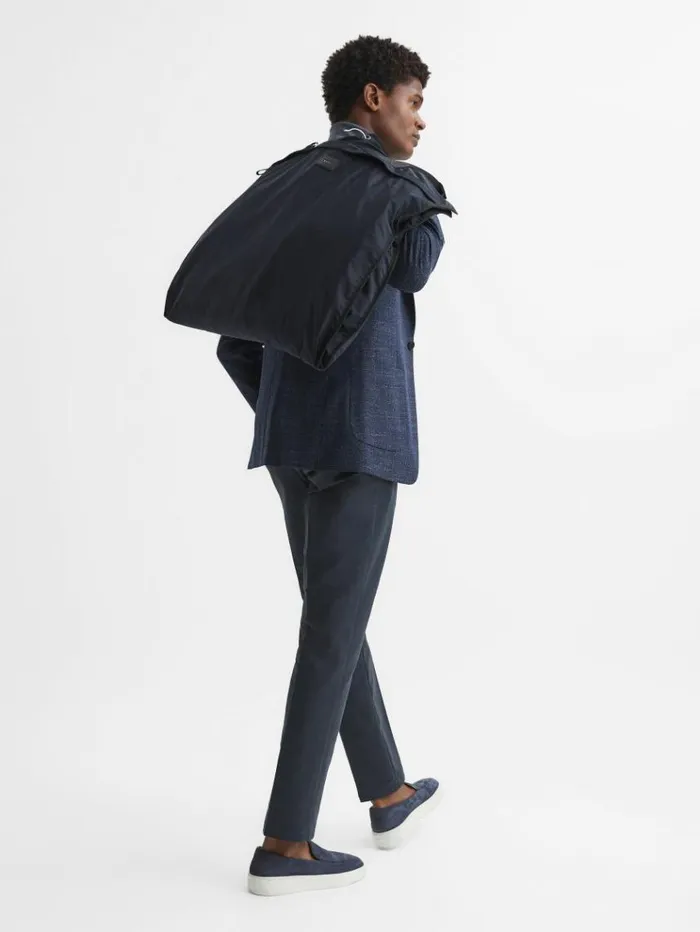 REISS Bags Men Nylon Webbing Suit Bag Dark Navy