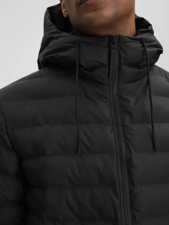 REISS Blazers and Jackets Women Rains Hooded Puffer Jacket Black