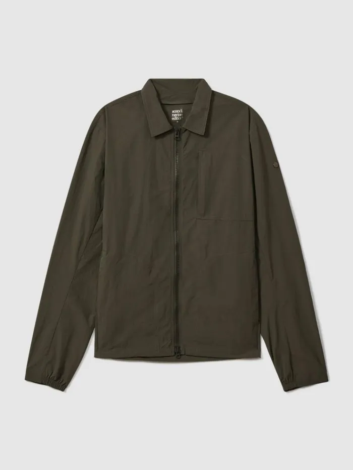 REISS Coats and Jackets Men Scandinavian Edition Lightweight Jacket Dark Olive