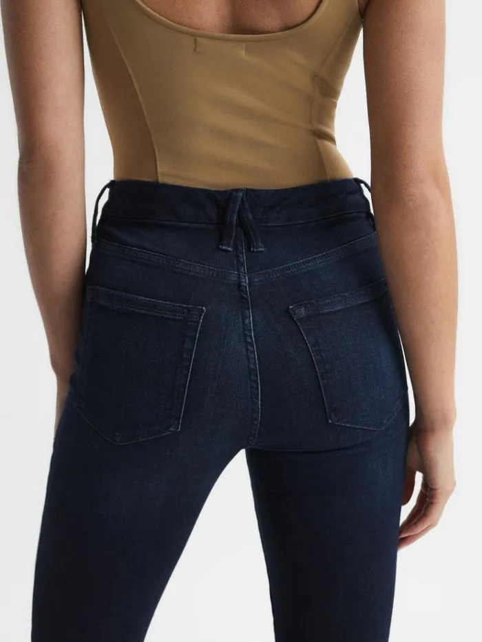 REISS Denim Women Good American Sculpting Skinny Jeans Indigo