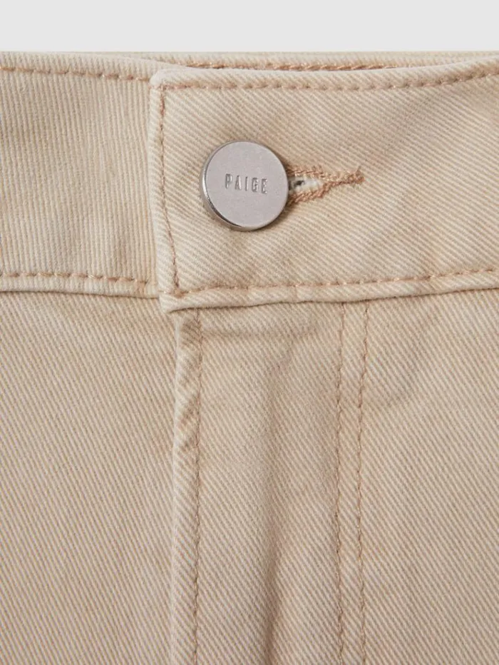 REISS Denim Women Paige Flared Cropped Jeans Soft Sand
