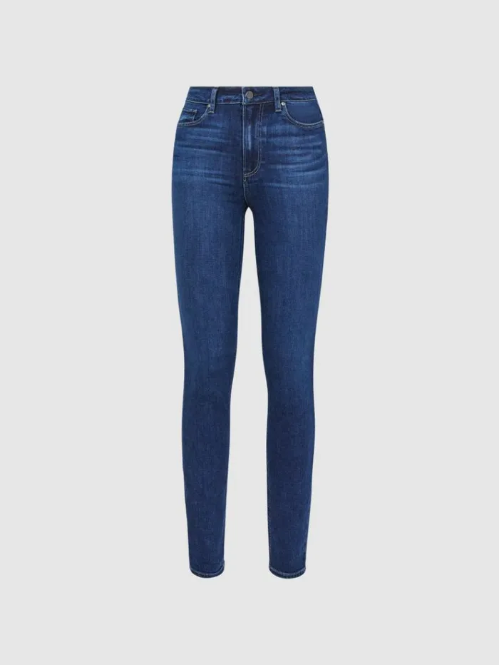 REISS Denim Women Paige Skinny High Rise Jeans Brentwood