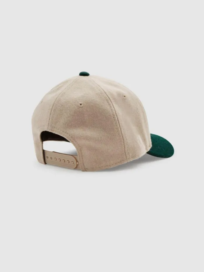 REISS Hats Gloves and Scarves Men McLaren F1 Wool Blend Embroidered Baseball Cap Ecrugreen
