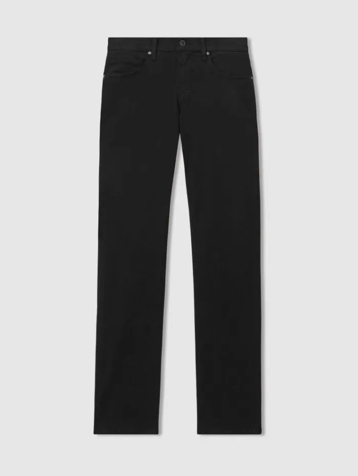 REISS Jeans Men Paige Straight Leg Jeans Black