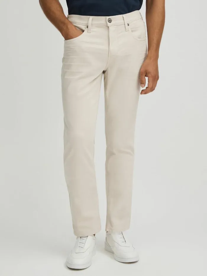 REISS Jeans Men Paige Straight Leg Jeans Ceramic