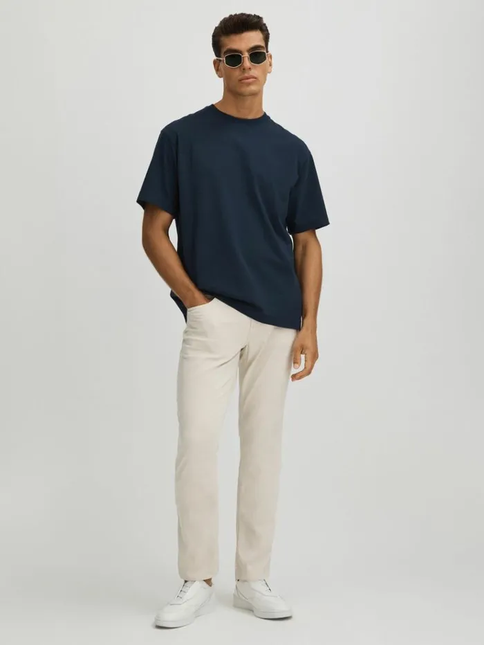 REISS Jeans Men Paige Straight Leg Jeans Ceramic
