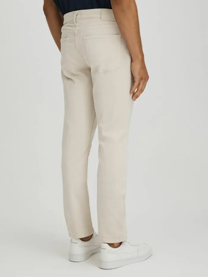 REISS Jeans Men Paige Straight Leg Jeans Ceramic