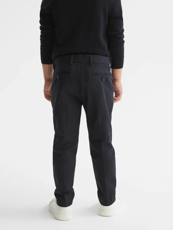 REISS Pants Children Slim Fit Chinos Navy