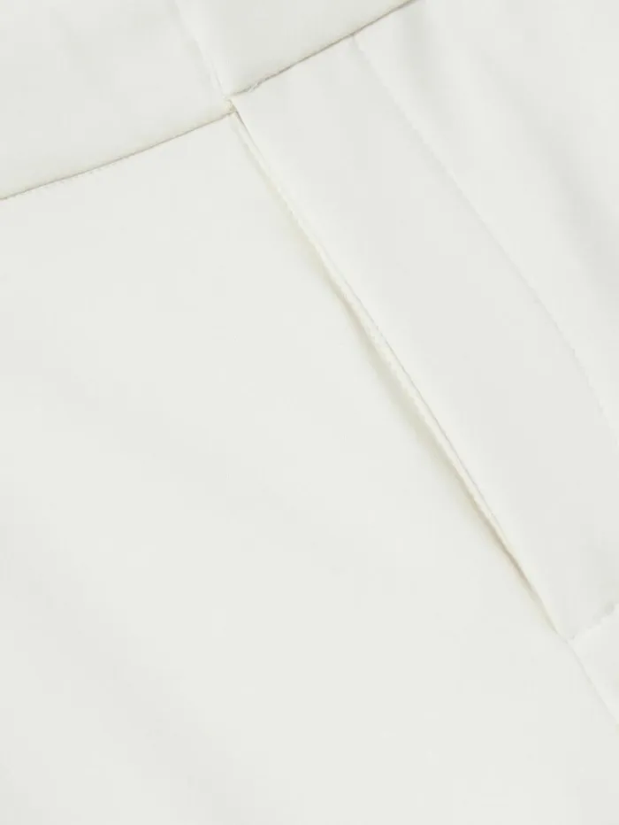 REISS Pants Women Good American StraightLeg Trousers Ivory