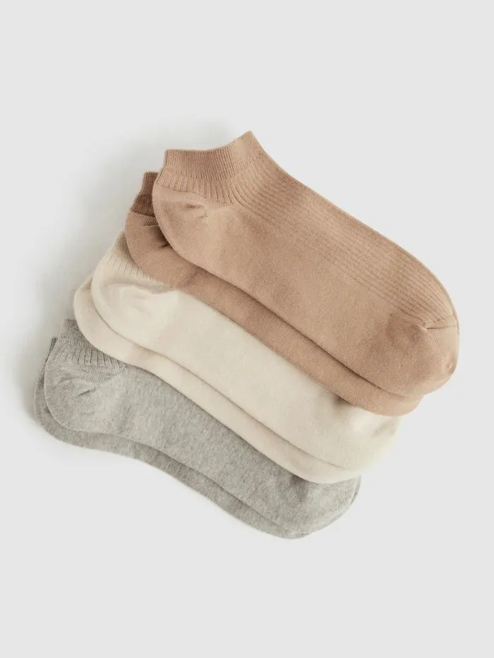 REISS Socks Women 3 Pack Of Trainer Socks Multi
