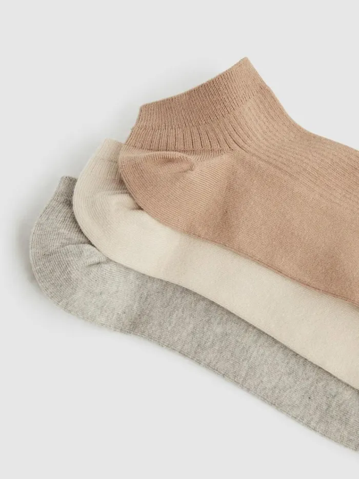 REISS Socks Women 3 Pack Of Trainer Socks Multi