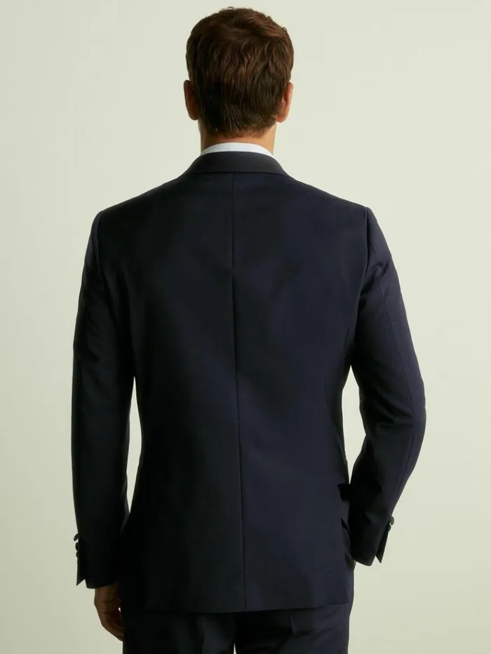 REISS Suits and Tailoring Men Modern Fit Double Breasted Tuxedo Jacket Navy REISS Suits and Tailoring Men Modern Fit Double Breasted Tuxedo Jacket Navy