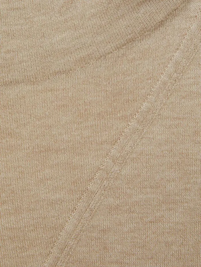REISS Sweaters Women Wool Slouched Sleeveless Top Neutral