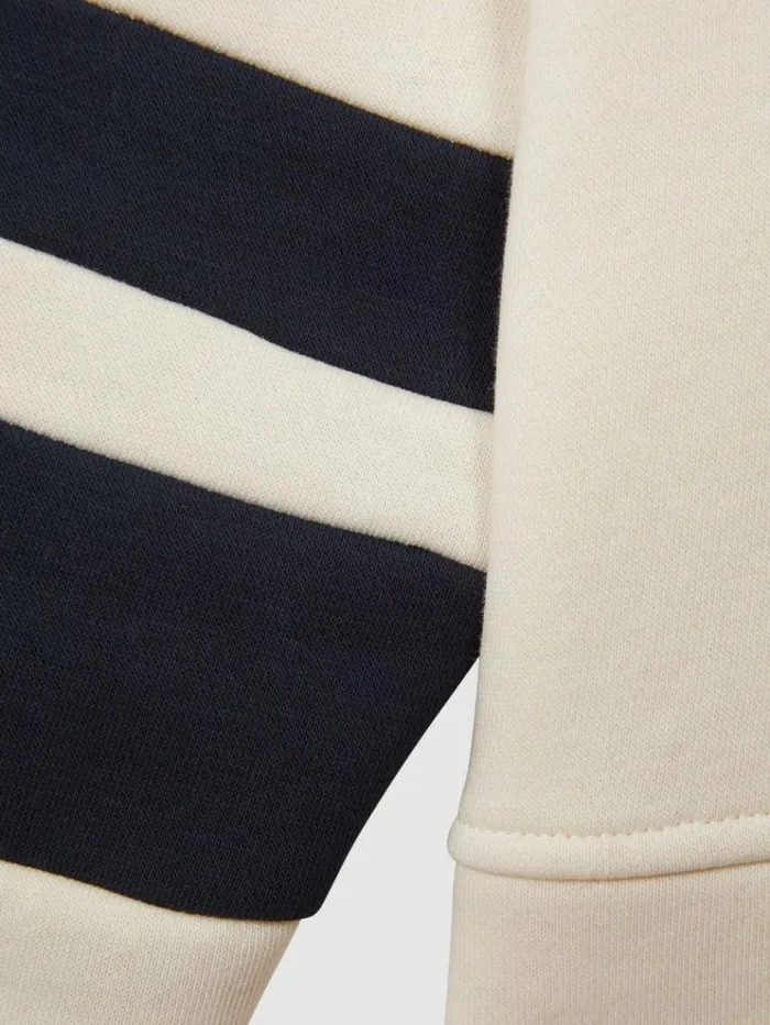 REISS Sweats and Hoodies Children Cotton Blend Colourblock Hoodie And Joggers Set Ecru